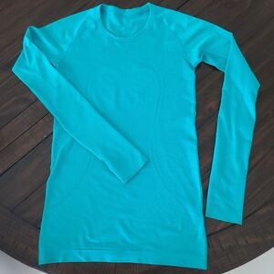 Vibrant Blue Long Sleeve Top